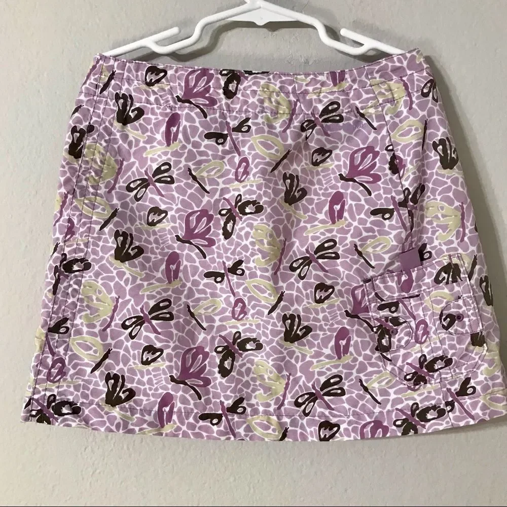 Columbia Girls Purple Dragonfly Skirt